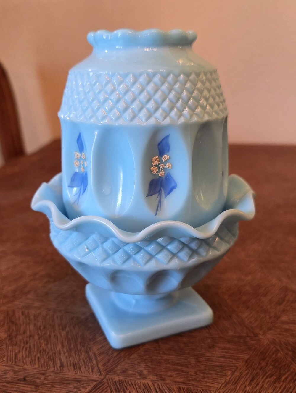 Vintage Westmoreland Fairy Lamp